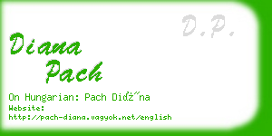 diana pach business card